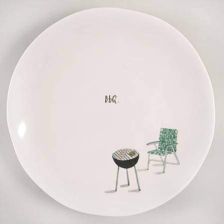 Picnic Time (Happy Camper) Dinner Plate