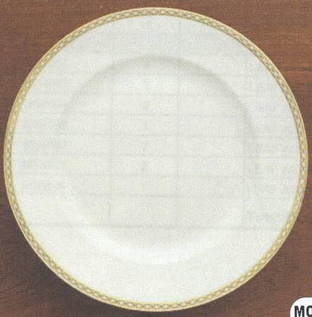 Gold Rim Plates (Introduced 2018) Dinner Plate
