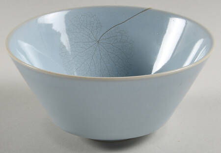 Leaf Blue Haze (Light Blue) Coupe Cereal Bowl