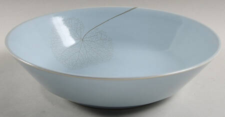 Leaf Blue Haze (Light Blue) 10" Individual Pasta Bowl