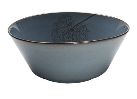 Leaf Topaz (Dark Blue) 10" Round Serving Bowl