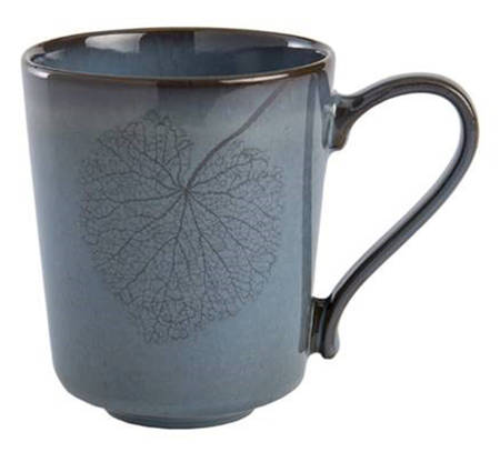 Leaf Topaz (Dark Blue) Mug
