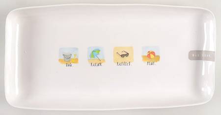 Let's Go To the Beach 13" Rectangular Tray