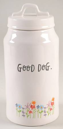 Bloom Flowers Treat Jar & Lid