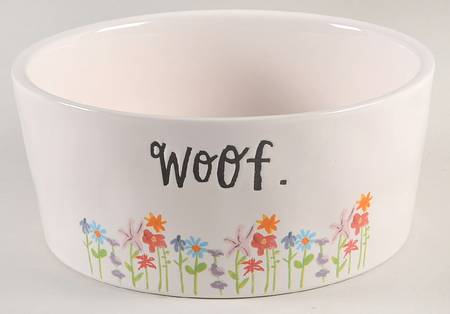 Bloom Flowers Large Dog Bowl