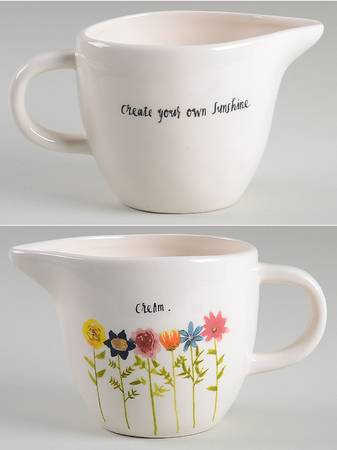 Bloom Flowers Creamer