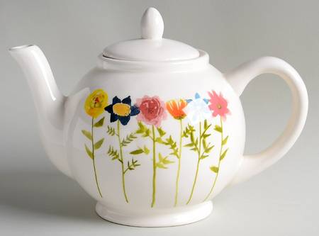 Bloom Flowers Teapot & Lid