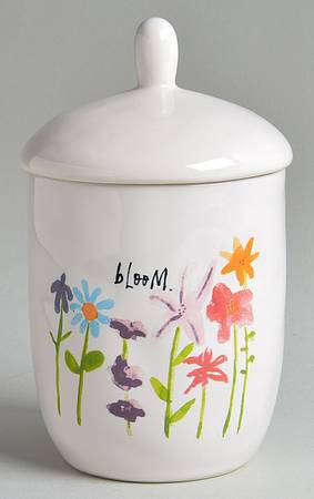 Bloom Flowers Sugar Bowl & Lid