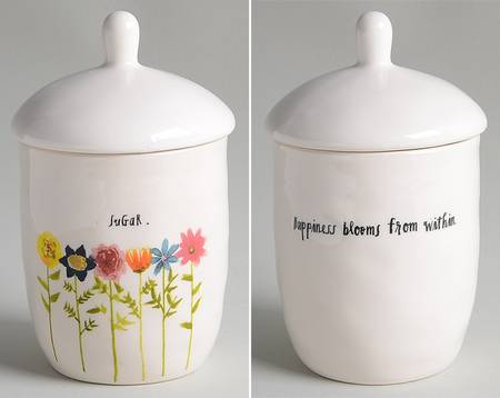 Bloom Flowers Sugar Bowl & Lid