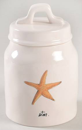 Anchor and Star Small Canister & Lid