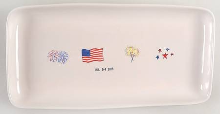 July 04 2018 14" Rectangular Tray