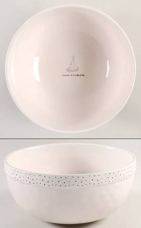 I Believe in Celebrating 10" Round Serving Bowl