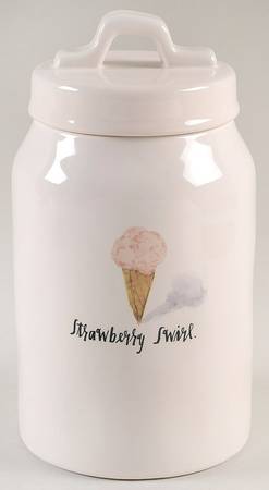 Ice Cream Cone Medium Canister & Lid