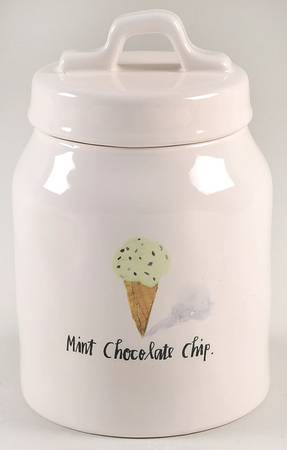 Ice Cream Cone Small Canister & Lid