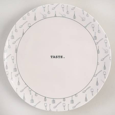 Tool Icons Melamine Salad Plate