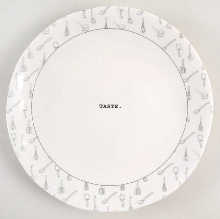 Tool Icons Melamine Dinner Plate