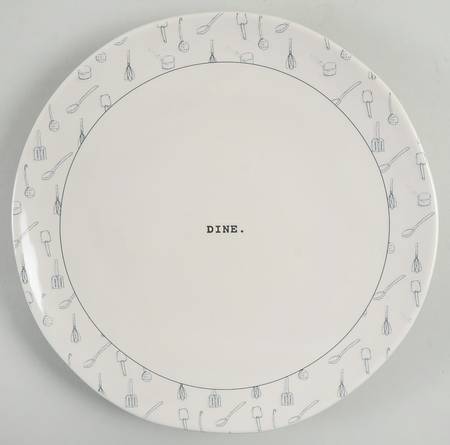 Tool Icons Dinner Plate
