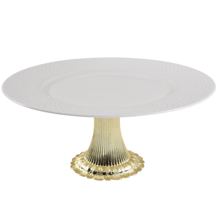 Huntington Cake Stand with 4"-5" Metal Pedestal  Hc