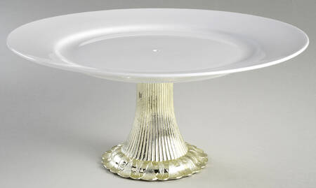 Lausanne Cake Stand with 4"-5" Metal Pedestal  Hc