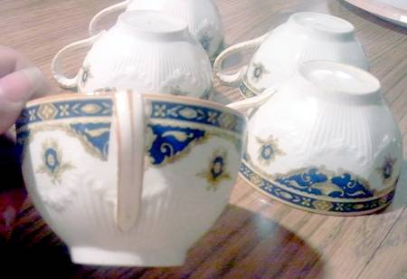 Gainsboro Flat Cup