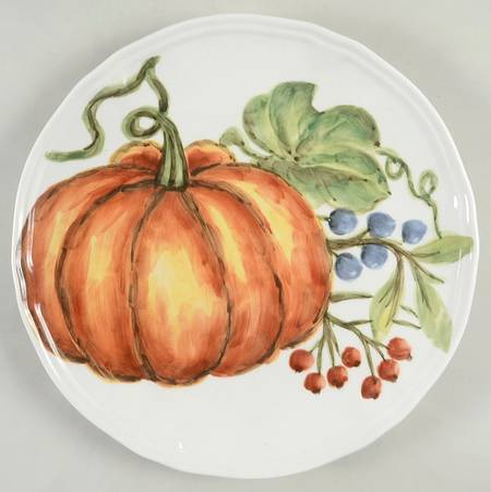 Pumpkin Harvest Salad Plate