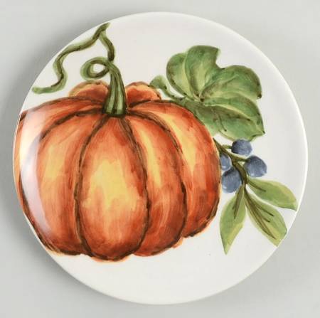 Pumpkin Harvest Appetizer Plate