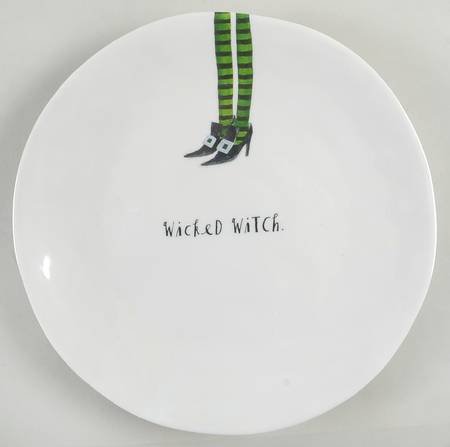 Halloween Witches' Feet Melamine Dinner Plate