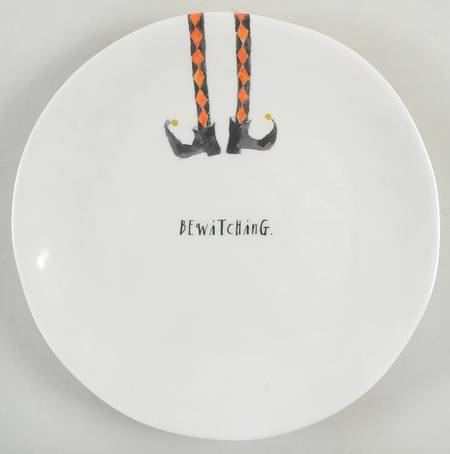 Halloween Witches' Feet Melamine Dinner Plate