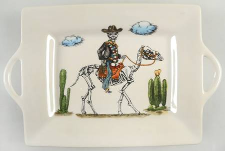 MXE24 15" Rectangular Handled Serving Platter