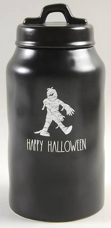 Farmhouse Black Large Canister & Lid