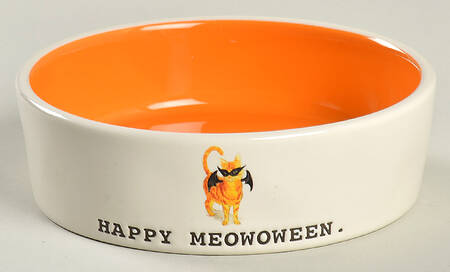 Rae Dunn Halloween Cat Bowl