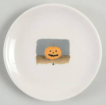Jack-O-Lantern Pumpkin Appetizer Plate