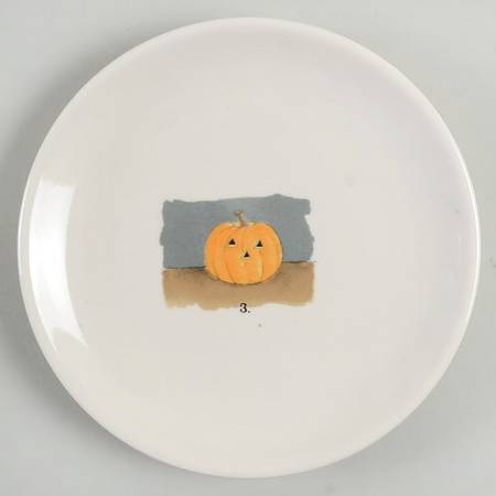 Jack-O-Lantern Pumpkin Appetizer Plate
