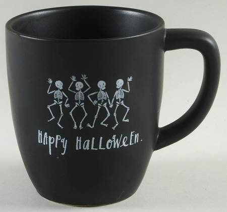 Dancing Skeletons (Matte Black) Mug