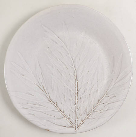 Arya White Salad Plate