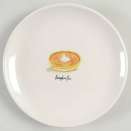 Pumpkin Pie Appetizer Plate