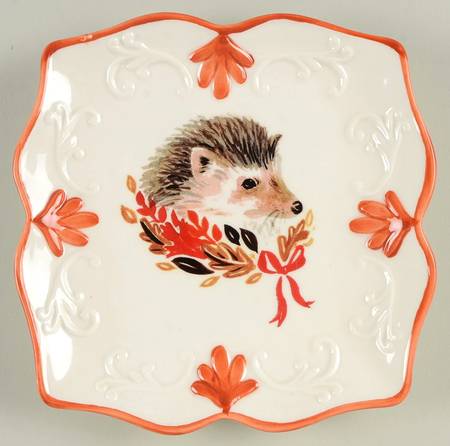 Sketchbook Series Square Appetizer Plate