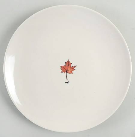 Acorn, Leaf and Pinecone Dinner Plate