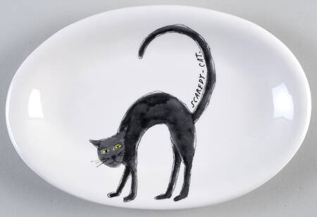 Trick Or Treat 8" Oval Plate