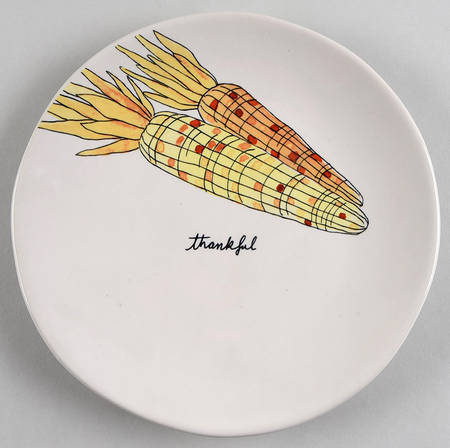 Happy Turkey Day Salad Plate