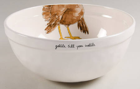 Happy Turkey Day 10" Mixing Bowl