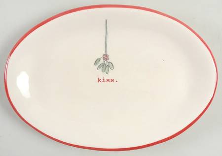 Christmas (Sweet, Joy, Kiss, Comfort) 8" Oval Plate
