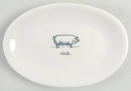 Farmyard 8" Oval Plate