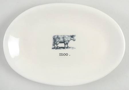 Farmyard 8" Oval Plate