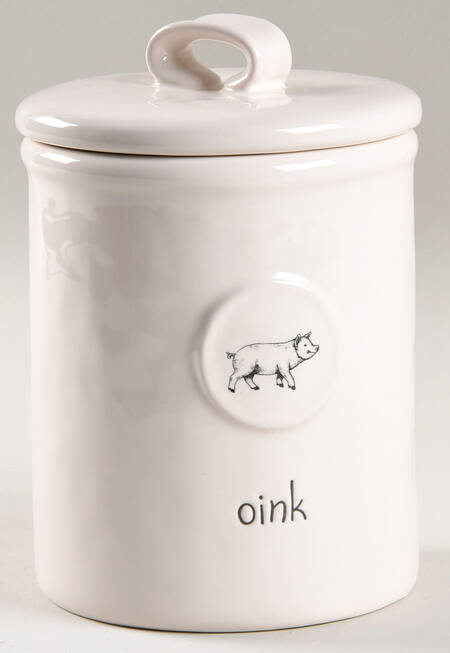 Farmyard 6" Canister & Lid