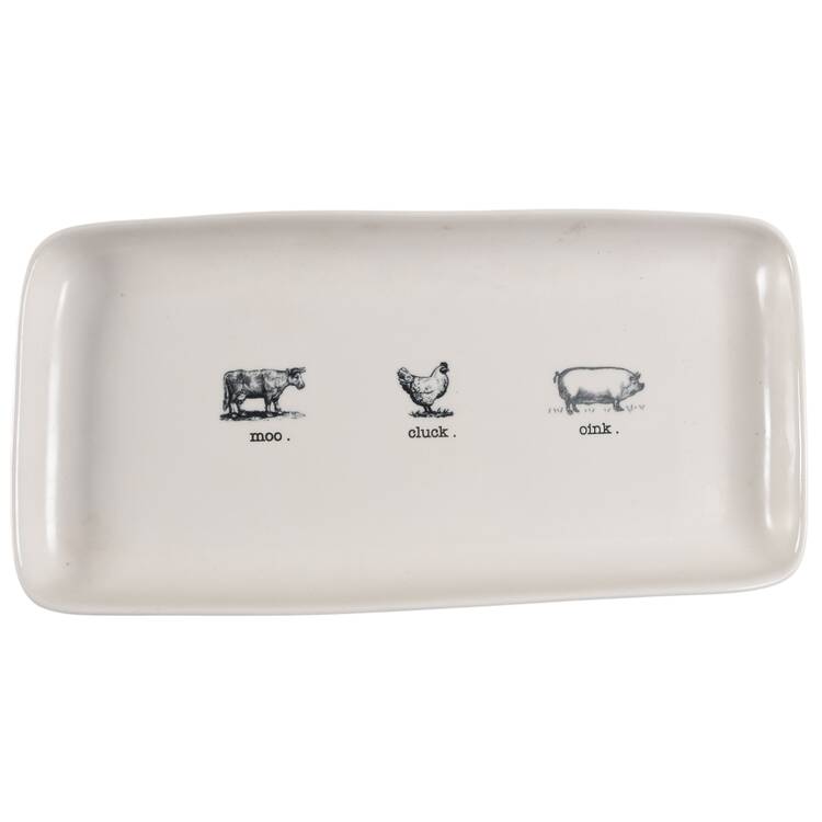 Farmyard 13" Rectangular Tray