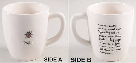 Garden Insects (Script) Mug