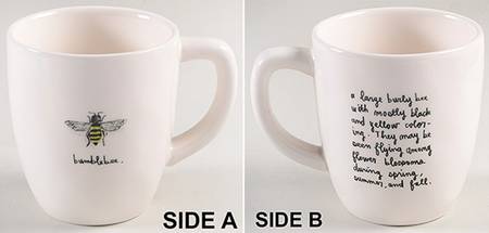 Garden Insects (Script) Mug
