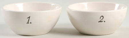 Numbers (Set of 2 Motif) Spice Cellar-Pinch Bowl