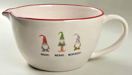 Christmas Gnomes Batter Bowl